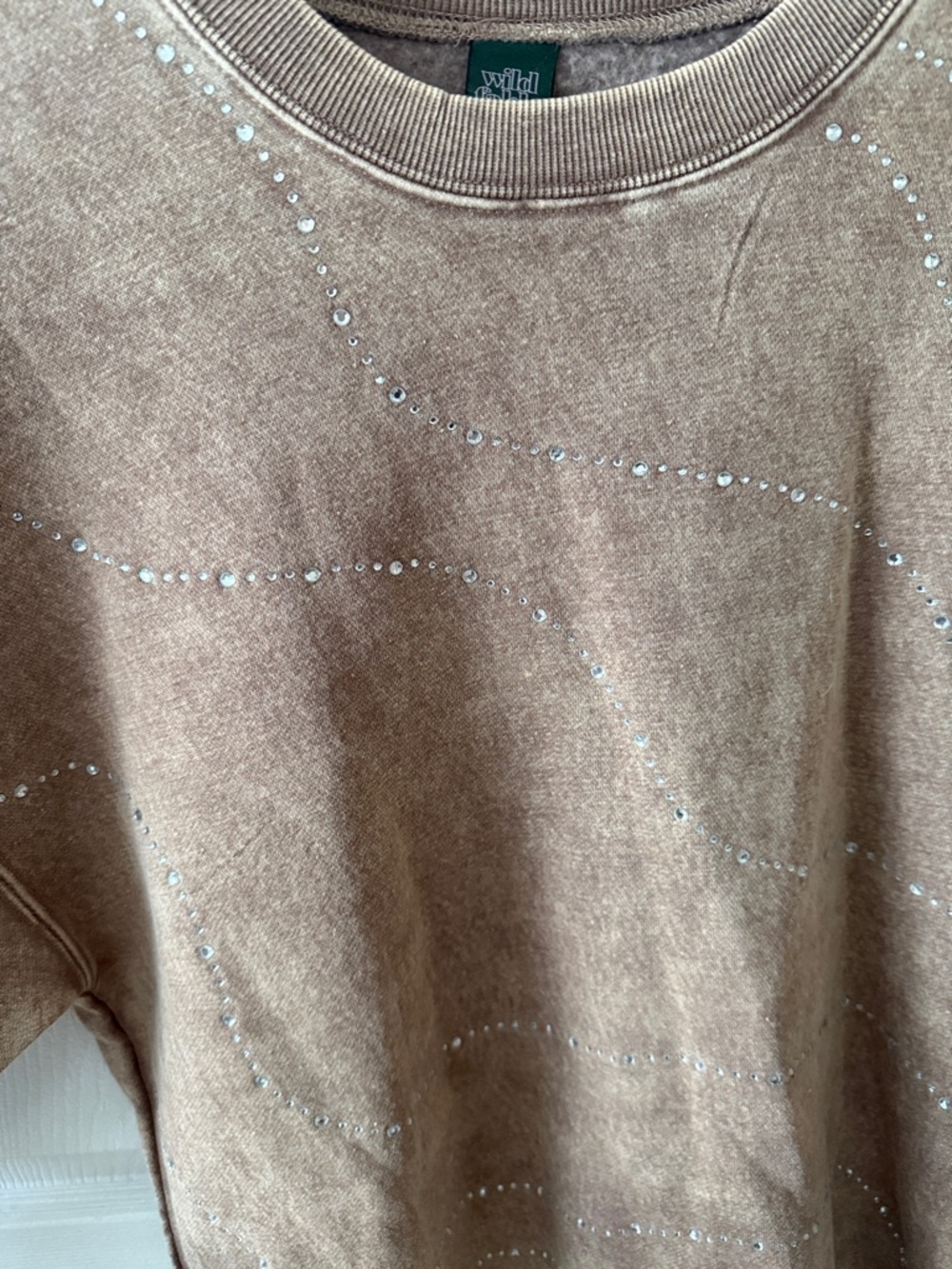 Wild Fable embellished rhinestone sweatshirt - Picture 2 of 7